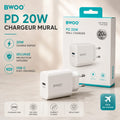 Chargeur RAPIDE USB-C PD 20W pour Ihpone Samsung Huawei Oppo Ipad Redmi...