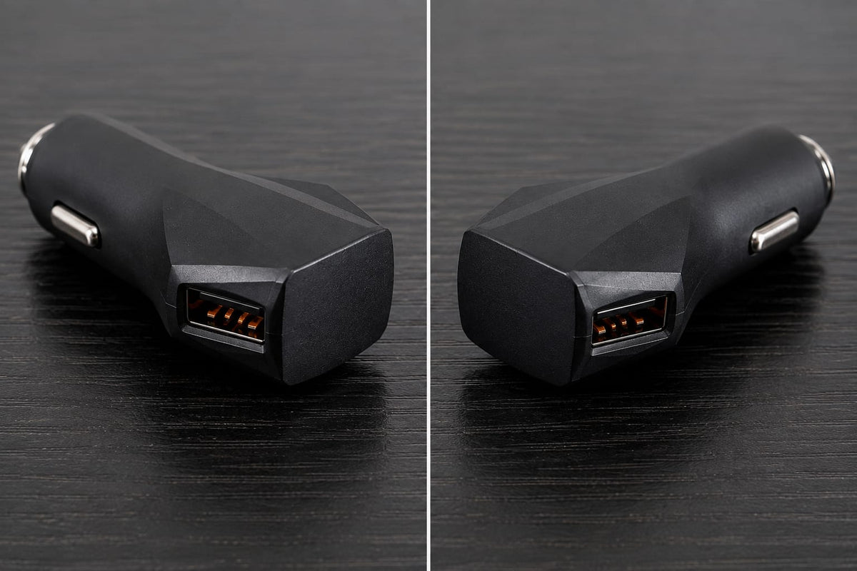 Chargeur de voiture Double USB – Noir PIXIKA