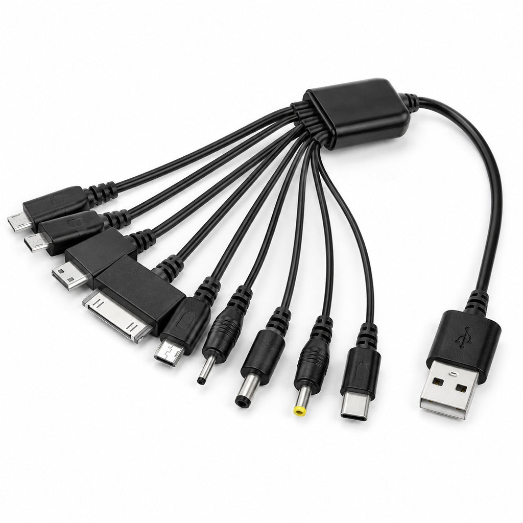 Câble Chargeur Multi Embout 10 en 1 Universel [20CM]